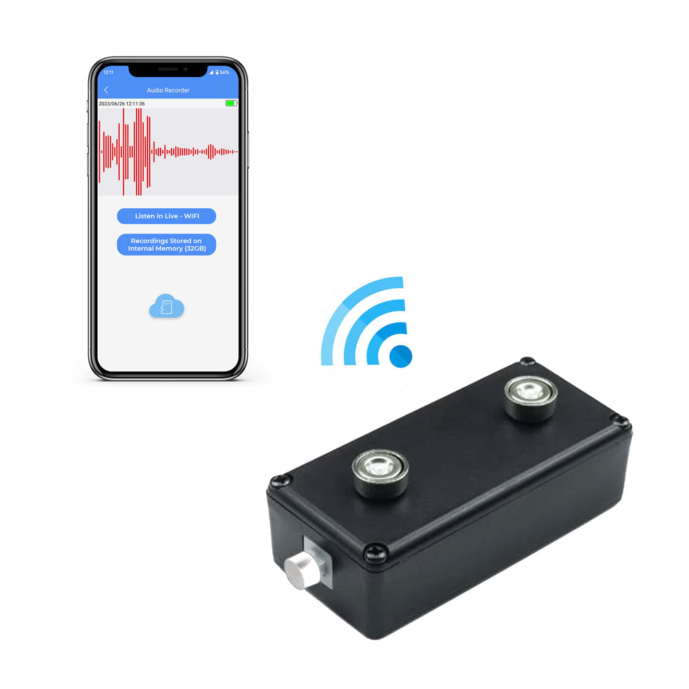 Black VOX WIFI 32GB – Listen Remotely from Anywhere