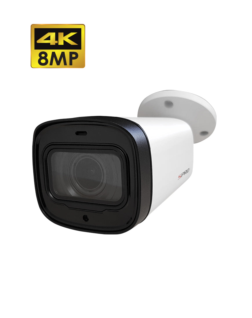 SPRO 8MP HDCVI Bullet Camera with Motorised Lens